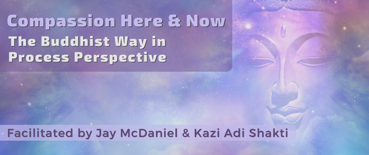 Compassion Here & Now: The Buddhist Way in Process Perspective facilitated by Jay McDaniel & Kazi Adi Shakti - Process & Faith